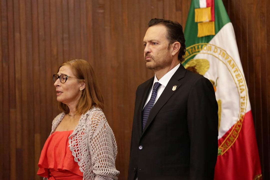 Tatiana Clouthier acude a primer informe de Mauricio Kuri