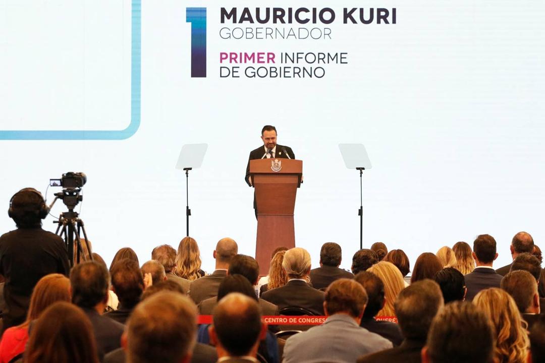 Fotogalería del primer informe de Mauricio Kuri González