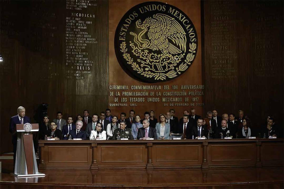 Fotogalería: Conmemoran 106 años de la Constitución Mexicana