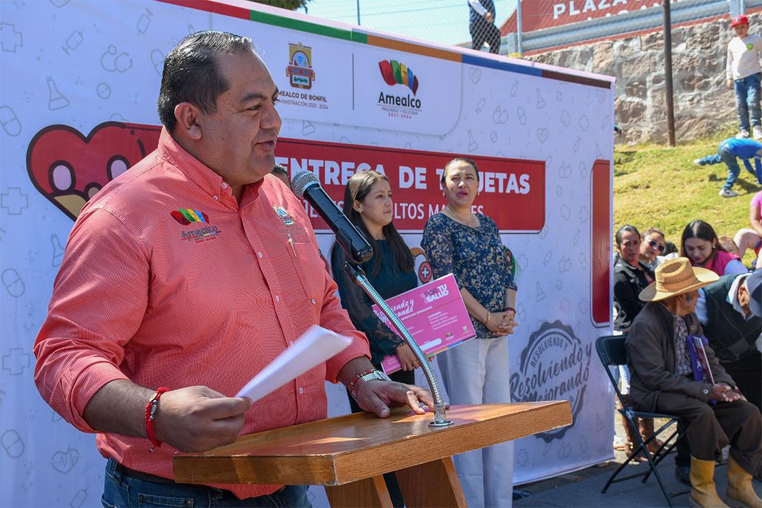 René Mejía inaugura programa ‘Amealco por tu salud’