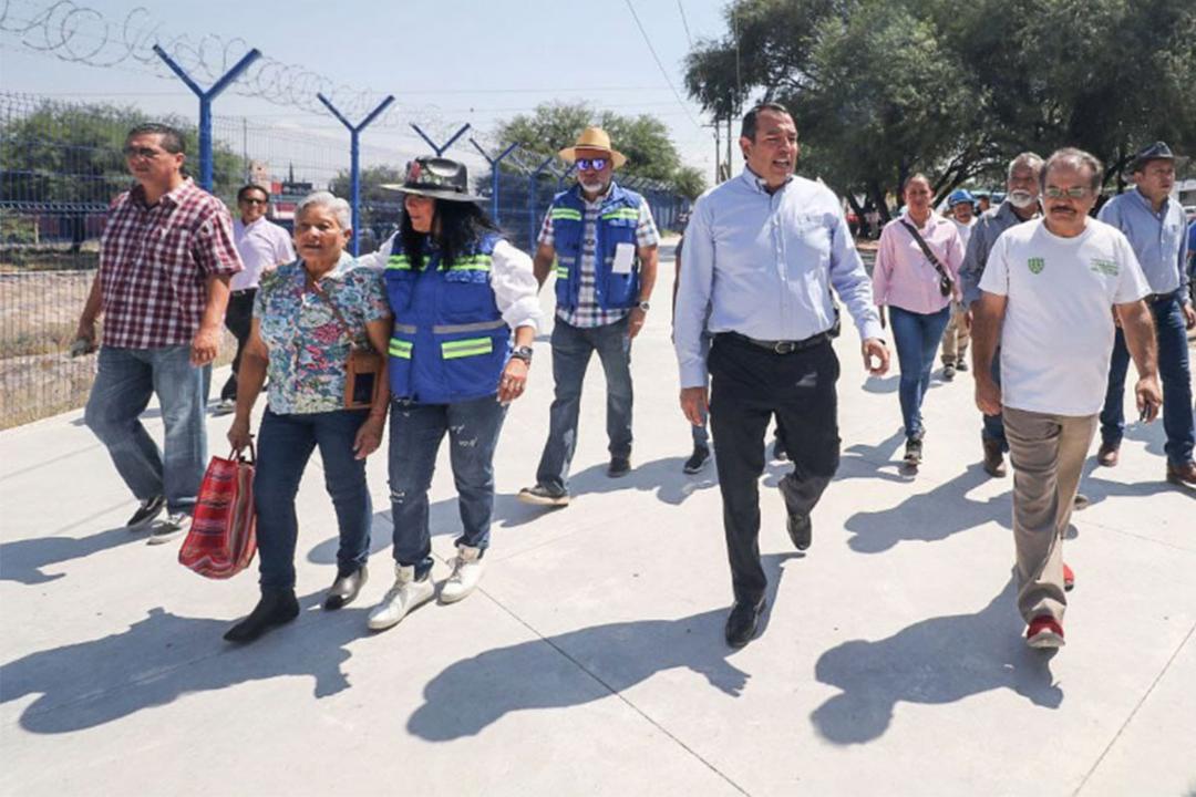 Roberto Cabrera monitorea obras en San Juan del Río