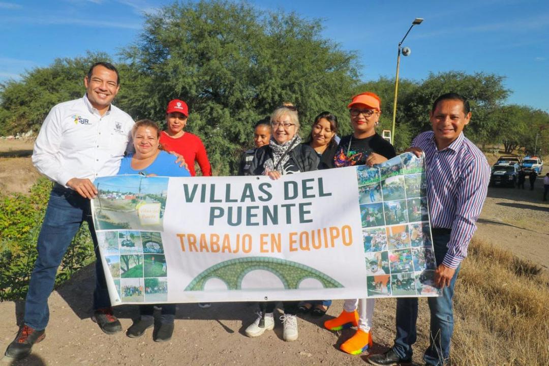 Roberto Cabrera supervisa labores de limpieza en San Juan del Río