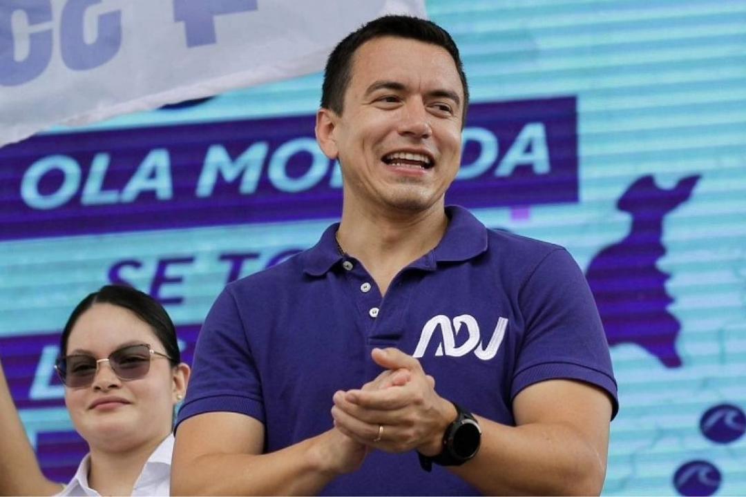 Daniel Noboa gana elección presidencial de Ecuador