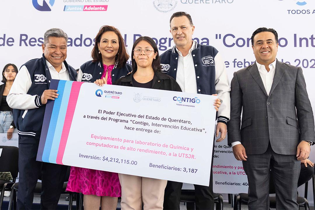 Mauricio Kuri presenta avances de Contigo, Intervención Educativa