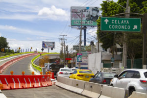 Autoridades anunciaron la apertura del Distribuidor Santa Bárbara; entra en operación de forma parcial, pues se continúan los trabajos en la zona. Foto: Víctor Xochipa