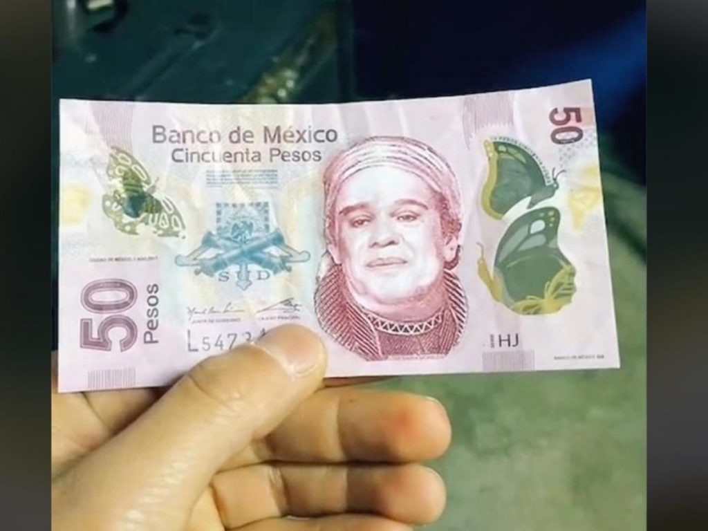 billete falso 50 pesos