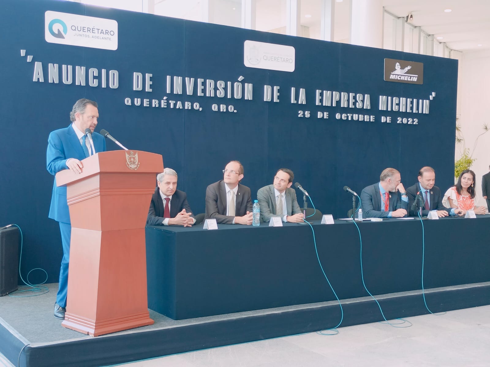 La firma francesa pondrá en marcha una planta de reciclado de llantas para generar 211 nuevos empleos para el estado de Querétaro. Foto: Marittza Navarro
