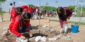 Sedesu de El Marqués realiza reforestación de COBAQ en La Griega